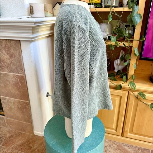 NIC+ZOE Gray Button Cardigan XXL – Cotton Blend Knit NWT - Picture 3 of 7